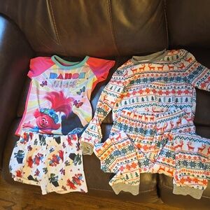 Toddler girl pajamas size 4/5